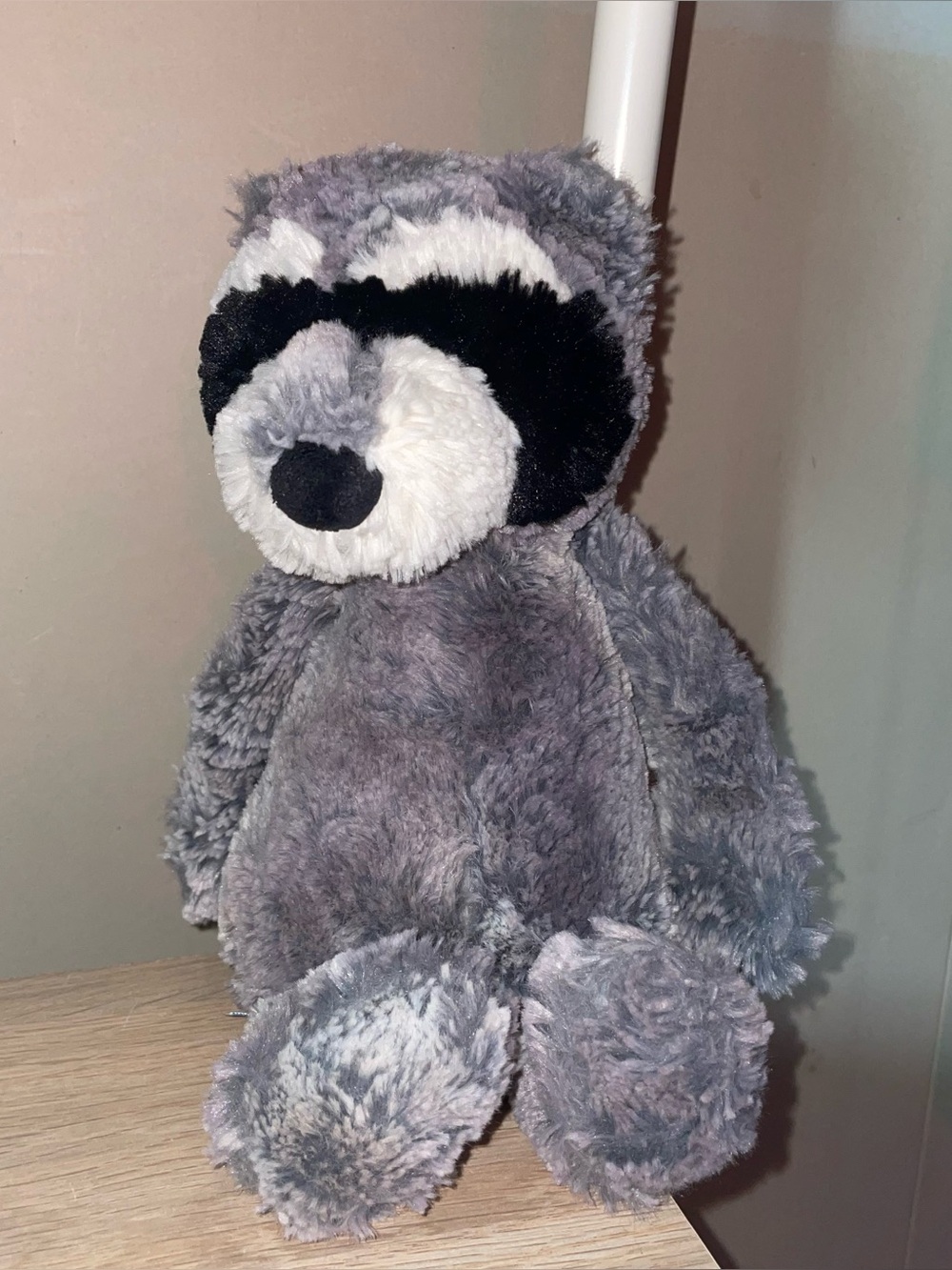 Jellycat London Retired Gray Woodland Raccoon Plush Rare Hard To Find